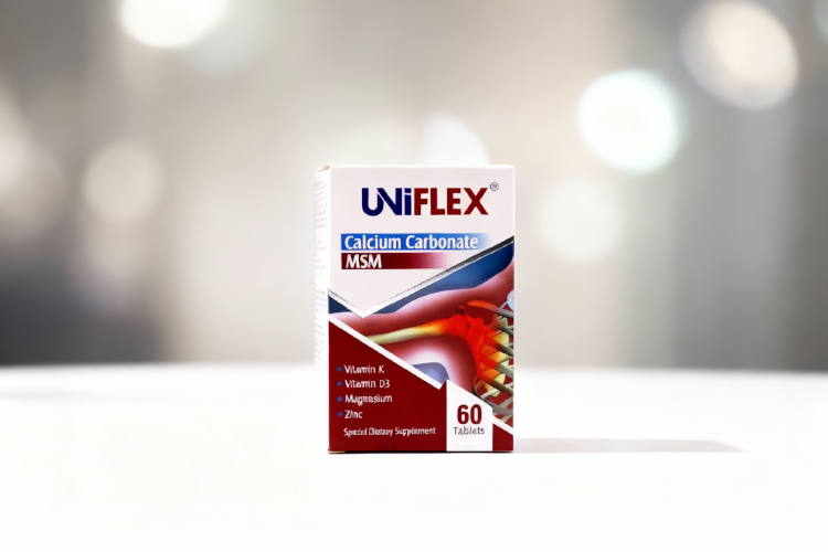 بسته بندی قرص یونی فلکس برای سلامت استخوان و مفاصل